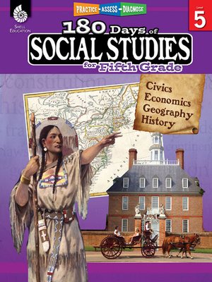 cover image of 180 Days of Social Studies for Fifth Grade: Practice, Assess, Diagnose